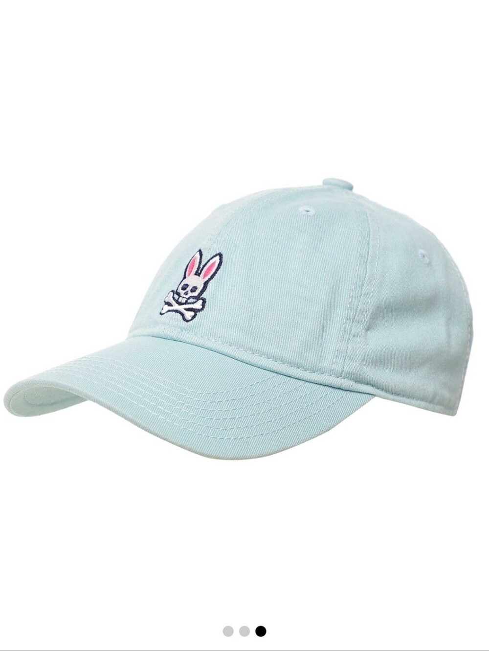 Psycho Bunny Sunbleached Classic Skull Dad Baseball Cap